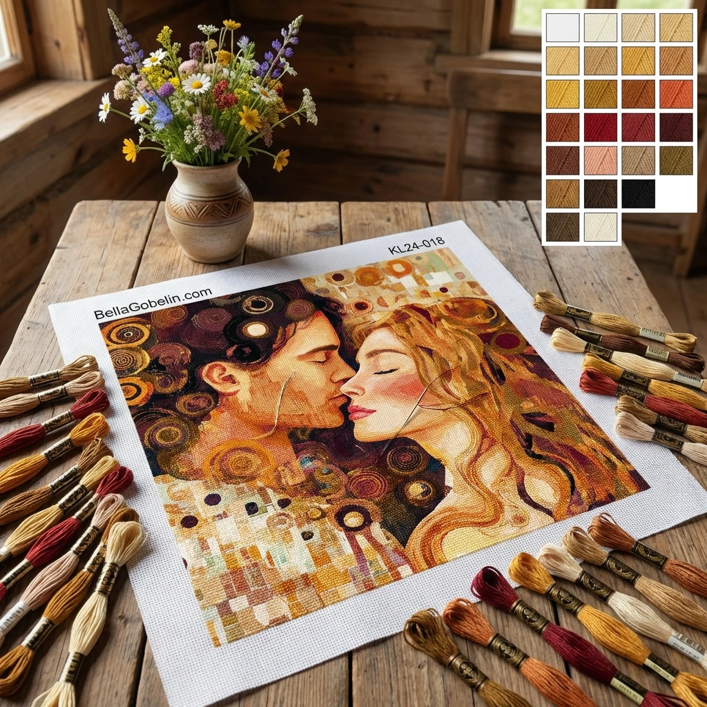 Klimt stílus: Csók variációk – KL24-018