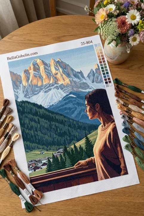 Mont Blanc-ra nyíló kilátás