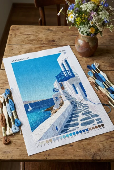 Santorini látkép