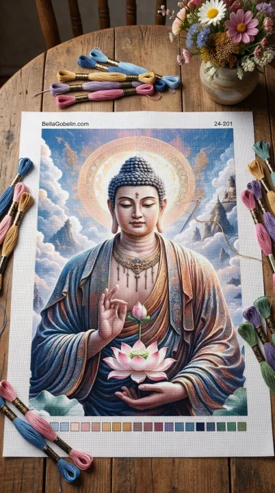 Buddha lótusszal