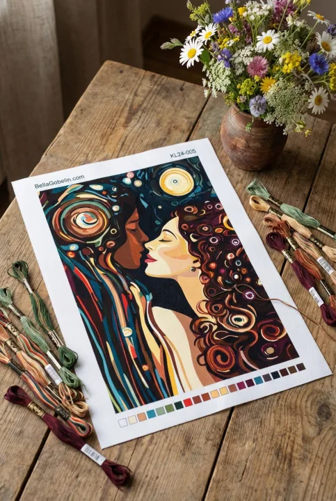 Klimt stílus: A csók - variációk – KL24-005