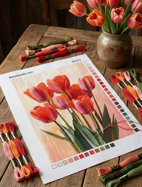 Tulipáncsokor – 25-513