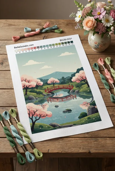 Japán kert híd