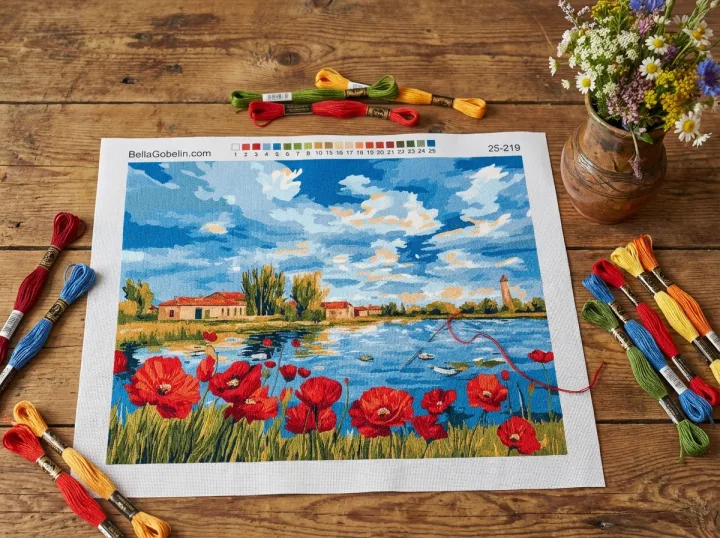 Pipacsok a falu szélén