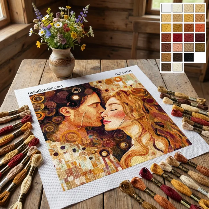 Klimt stílus: Csók variációk – KL24-018