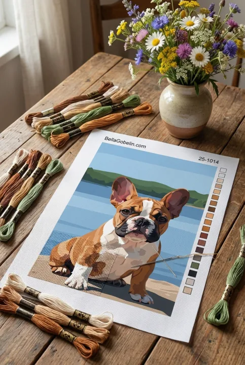 Francia Bulldog Portré – 25-1014
