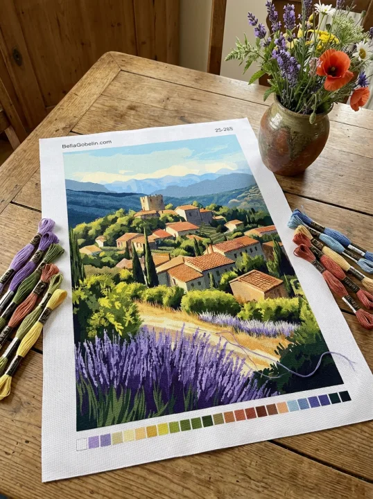 Levendulás Toscana