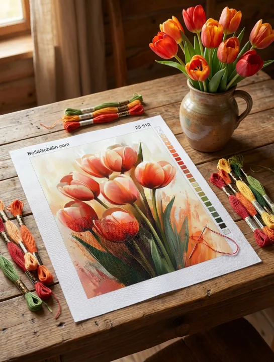 Tulipáncsokor – 25-512