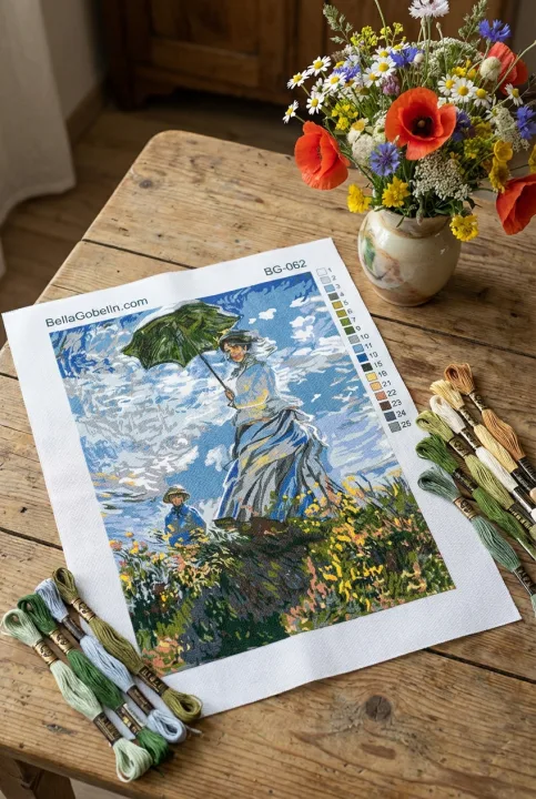 Claude Monet: Hölgy napernyővel