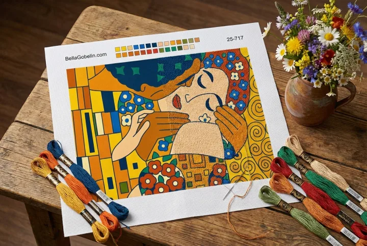 Klimt - A csók 2025-ös replika