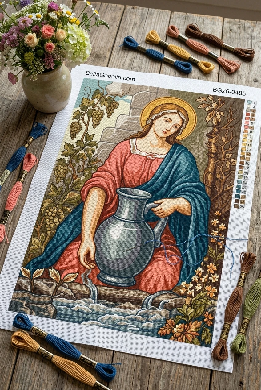 Szent Zita korsóval