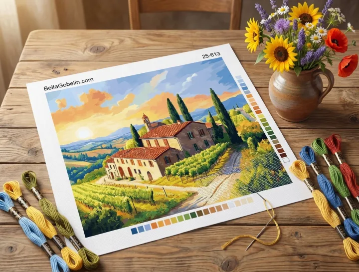Napsütötte Toszkána, Chianti, Bor