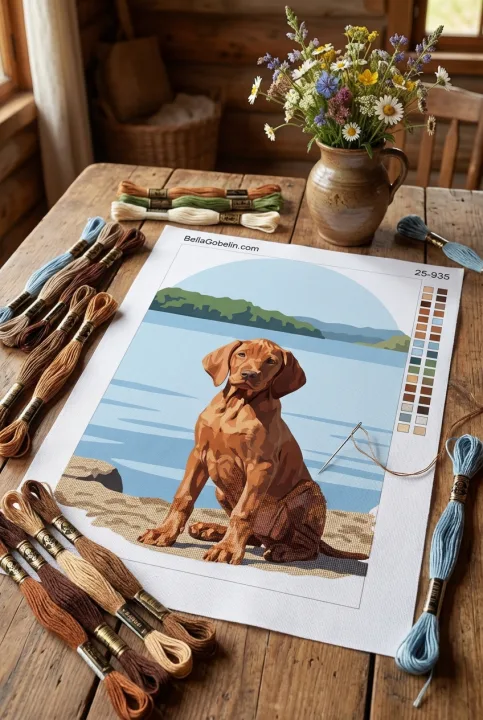 Kutya portrék - Vizsla a tónál
