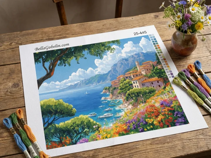Mediterrán tájkép – 25-445