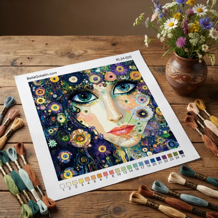 Klimt stílus: Szemek