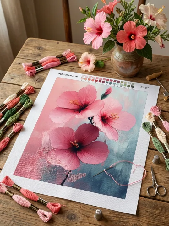 Pink virágok