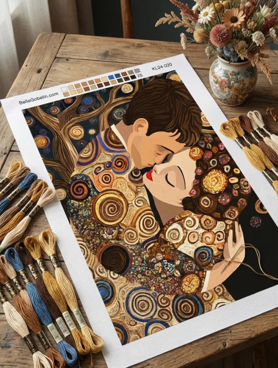 Klimt stílus: Csók variációk – KL24-020
