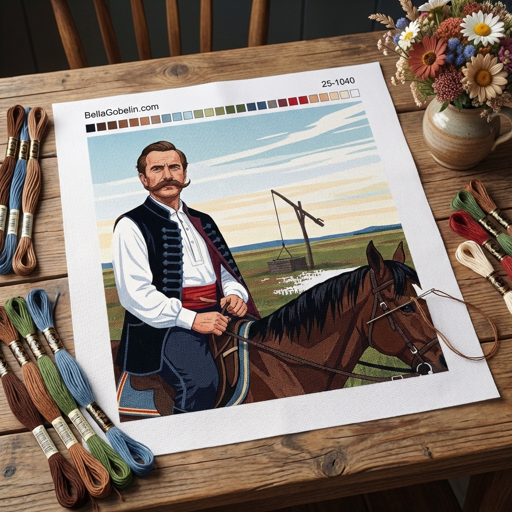 Betyár portré - Angyal Bandi