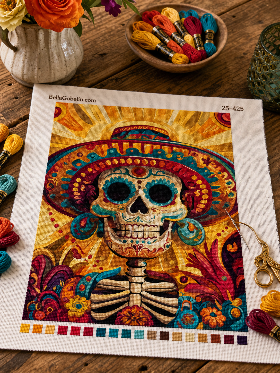 Mexikói halloween stílus