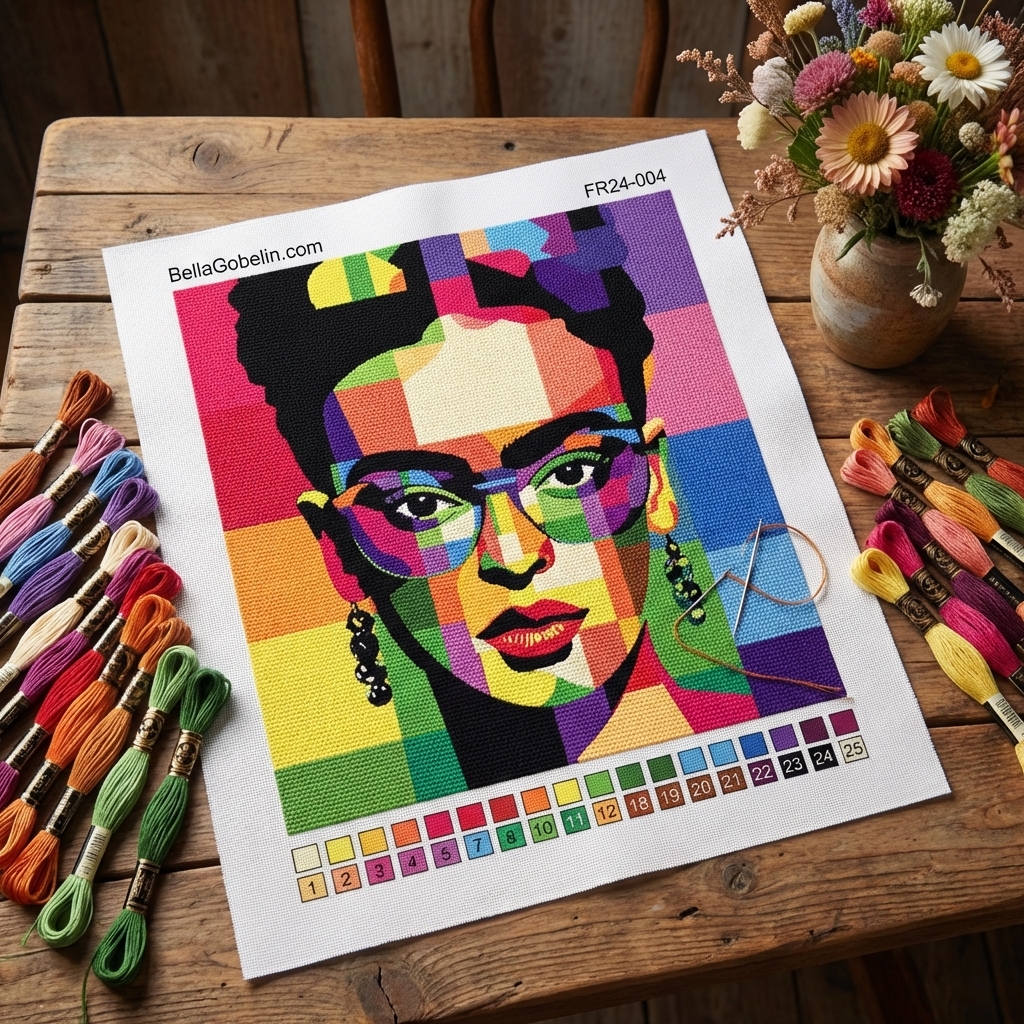 Frida Kahlo modern portré