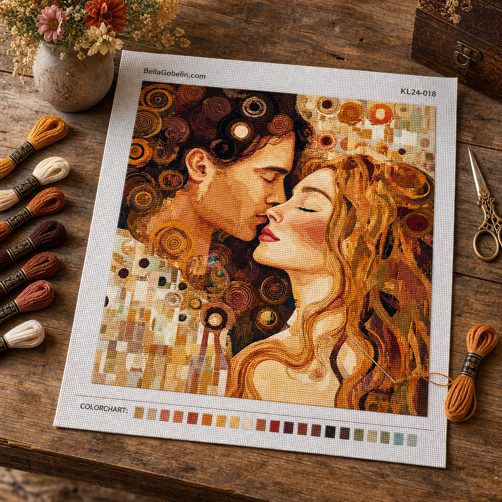 Klimt stílus: Csók variációk – KL24-018