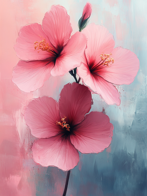 Pink virágok