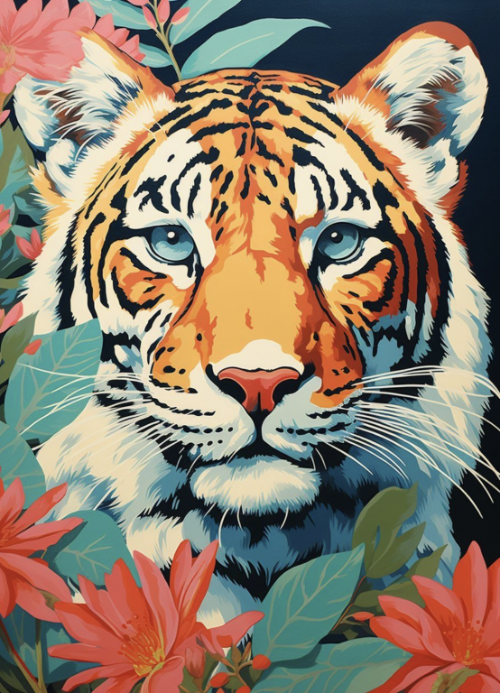 Leselkedő tigris