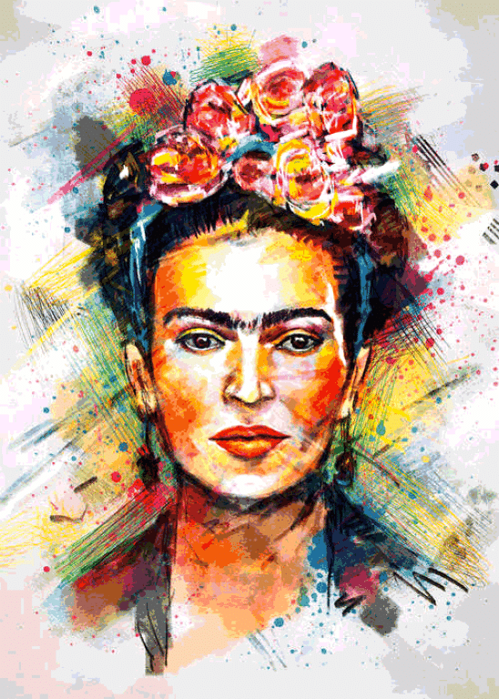 Frida Kahlo portré – BG-182