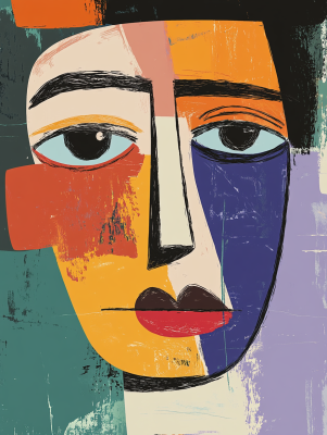 Picasso stílusú kép – 25-340