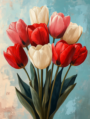 Tulipáncsokor
