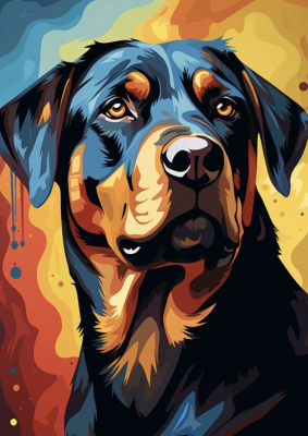 Rotweiler portré