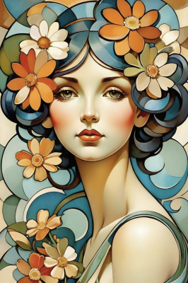 Alphonse Mucha stílus – BG26-0128