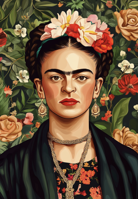 Frida Kahlo portré – FR24-002