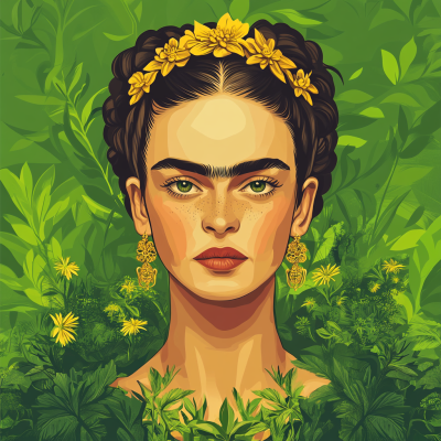 Frida Kahlo portré – FR24-012