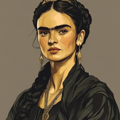 Frida Kahlo portré – FR24-020