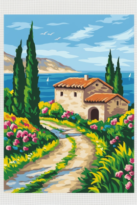 Mediterrán tengerparti házikó
