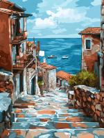 Virágos mediterrán utcák sorozat – 25-161