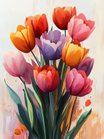 Színes tulipánok – 25-503