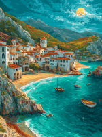 Városka az azur öbölben