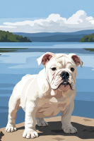 Angol Bulldog Portré – 25-878