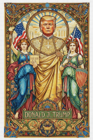 Art Nouveau Trump portré