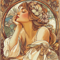 Mucha stílus: Egyedül