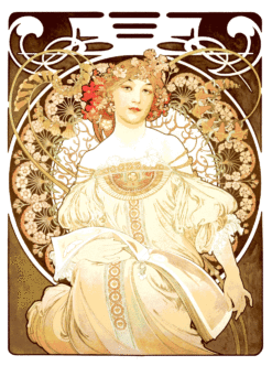 Alphonse Mucha gobelin képek